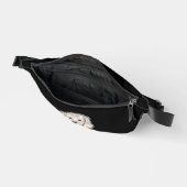 English Cream Golden Retriever Hondenhoofd zwart Heuptasje (Open)