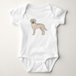 English Cream Labrador Retriever Schattig Lab Dog Romper