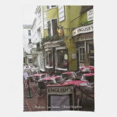 English Eatery Alley, Brighton (UK) Teatowel Theedoek (Verticaal)