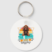 English Er Spaniel Lover Funny Er Spaniel Retro  Sleutelhanger (Voorkant)