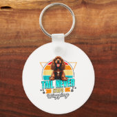 English Er Spaniel Lover Funny Er Spaniel Retro Sleutelhanger (Voorkant)