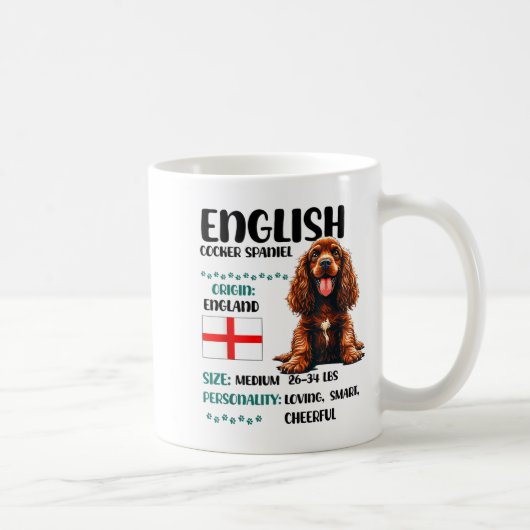 English Er Spaniel Origin Funny Er Spaniel Lover  Koffiemok (Rechts)