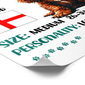 English Er Spaniel Origin Funny Er Spaniel Lover  Poster (Hoek)