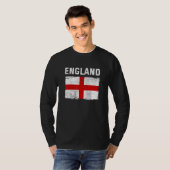 English Flag England St George Cross T-shirt (Voorkant volledig)