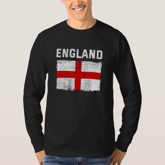 English Flag England St George Cross T-shirt (Voorkant)