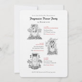 English Front Doors Progressive Dinner Party Kaart (Voorkant)