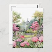 English Garden Landscape Briefkaart (Voorkant / Achterkant)