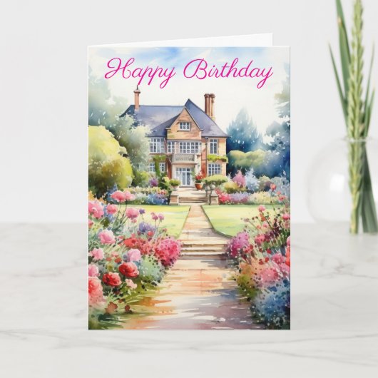 English Garden Landscape Kaart (Voorkant)