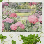 English Garden Landscape Theedoek (Gevouwen)