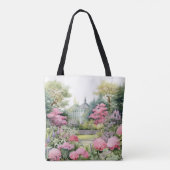 English Garden Landscape Tote Bag (Achterkant)