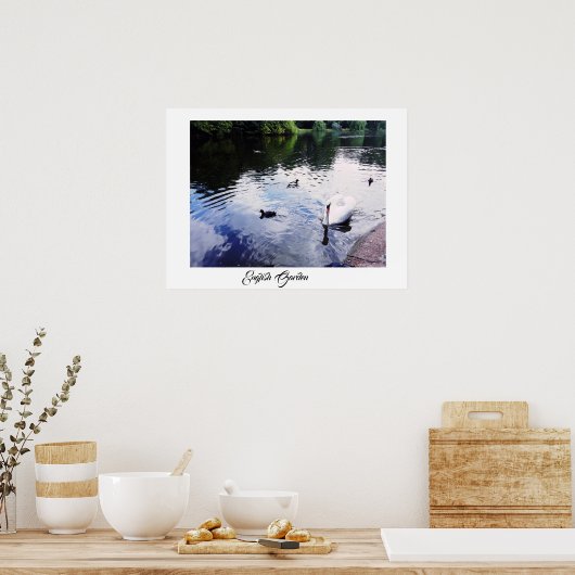 ENGLISH GARDEN poster (Keuken)