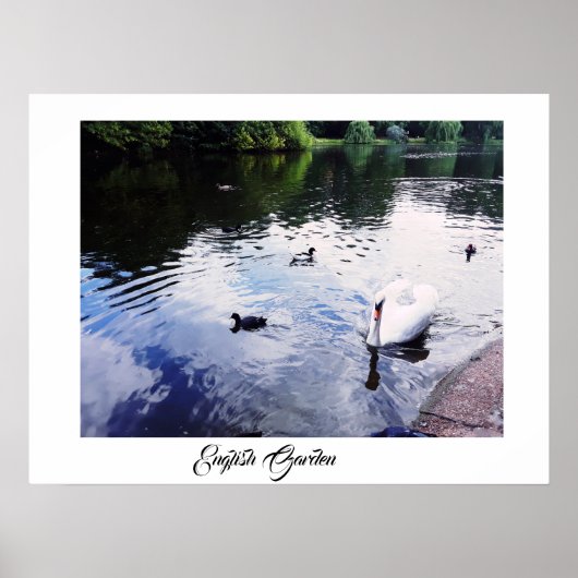 ENGLISH GARDEN poster (Voorkant)