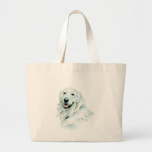 English Golden Retriever Bag Grote Tote Bag