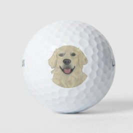 English Golden Retriever Dog Golfballen