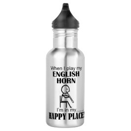 English Horn Happy Place Waterfles
