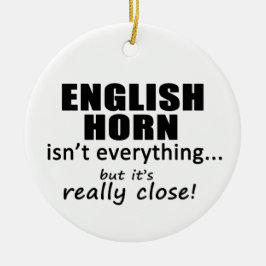 English Horn is niet alles Keramisch Ornament