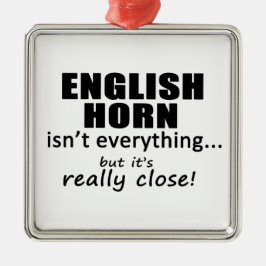 English Horn is niet alles Metalen Ornament