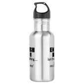 English Horn is niet alles Waterfles (Achterkant)