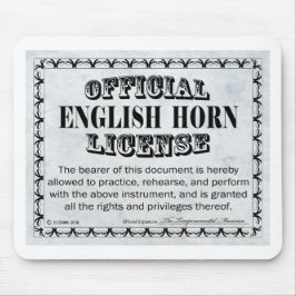 English Horn Licence Muismat