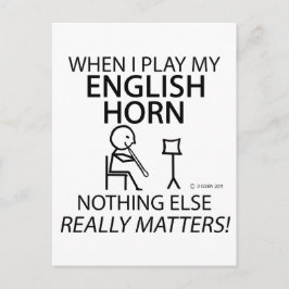English Horn Niets anders telt Briefkaart