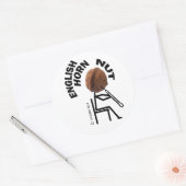 English Horn Nut Ronde Sticker (Envelop)