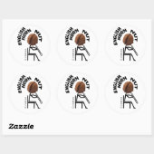 English Horn Nut Ronde Sticker (Vel)
