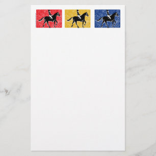 English Horse and Rider Briefpapier