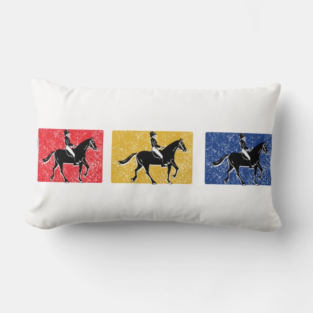 English Horse Rider Kussen (Voorkant)