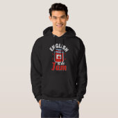 English Is My Jam Literature Teacher Hoodie (Voorkant volledig)