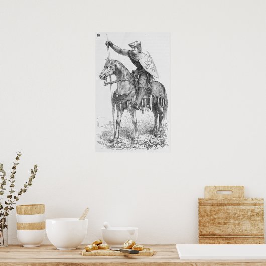 English Knight Poster (Keuken)