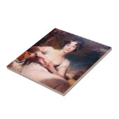English Lady Ceramic Tile Tegeltje (Zijkant)