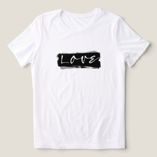 English Love Tee Tri-Blend Shirt (Design voorkant)