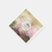 English Manor House Hydrangea Bruidsreceptie Servet (Hoek)