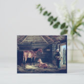 English Mare with her Foals, 1833 Briefkaart (Staand voorkant)
