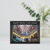 English Market, Cork, Ierland Briefkaart (Staand voorkant)