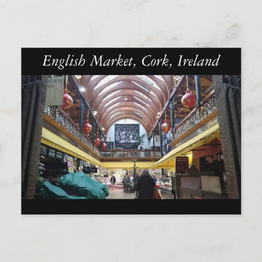 English Market, Cork, Ierland Briefkaart (Voorkant)