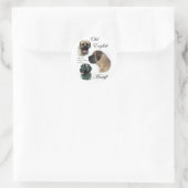 English Mastiff Art Gifts Ronde Sticker (Tas)