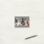 English Mastiff Freunde Post-it® Notes (Op bureau)
