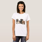 English Mastiff Freunde T-shirt (Voorkant volledig)
