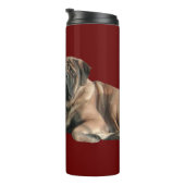 English Mastiff Freunde Thermosbeker (Geroteerd rechts)