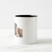 English Mastiff Freunde Tweekleurige Koffiemok (Center)