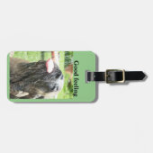 English Mastiff gutes Gefühl Bagagelabel (Voorkant horizontaal)