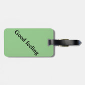 English Mastiff gutes Gefühl Bagagelabel (Achterkant horizontaal)