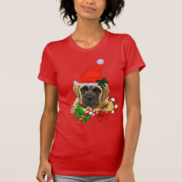 English Mastiff KerstMerry T-shirt