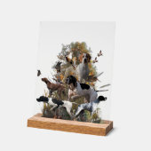 English Pointer  Acryl Bord (Hoek)