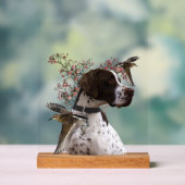English Pointer  Acryl Bord (Neutraal)