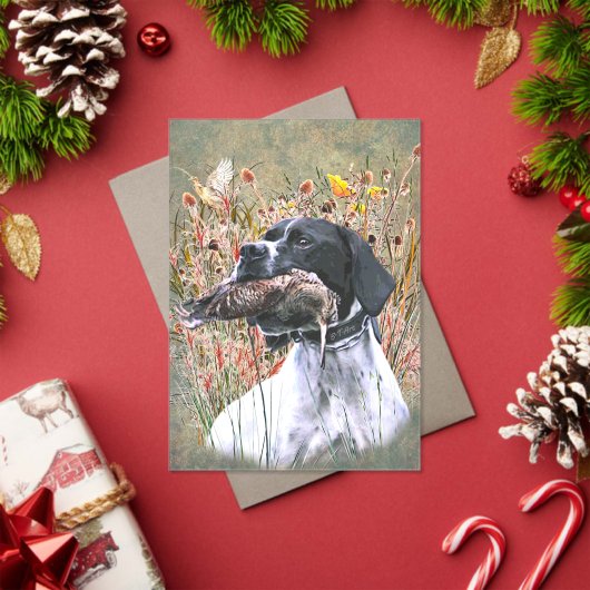 English pointer acryl uitnodigingen (Insity (Feestdagen))