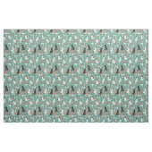 English Pointer Dog Florals Stof (Fat Quarter)