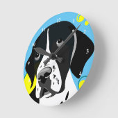 English Pointer Dog Ronde Klok (Hoek)