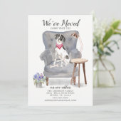 English Pointer Dog | Verplaatsingsaankondiging Aankondiging (Staand voorkant)